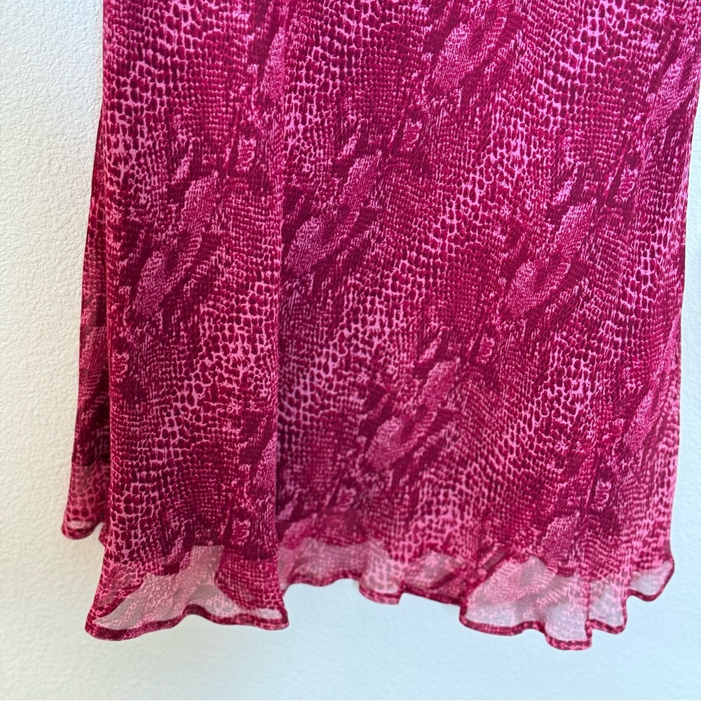 Karen Kane Burgandy Maxi Pencil Skirt (M) With Matching Sleeveless Top (L) - Picture 8 of 13